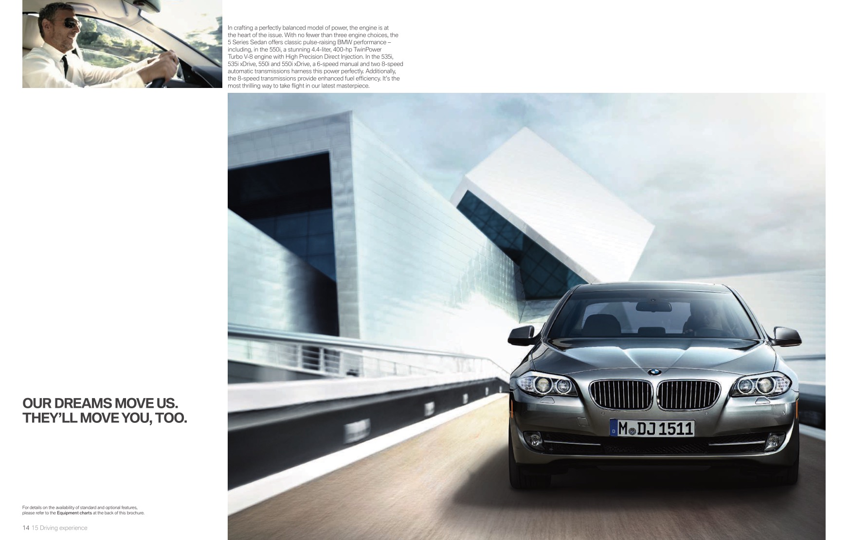 2011 BMW 5-Series Brochure Page 29